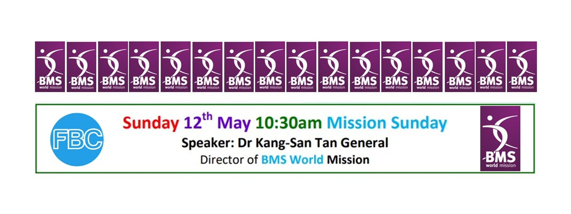Dr Kang-San Tan*Mission Sunday 12th May*Information